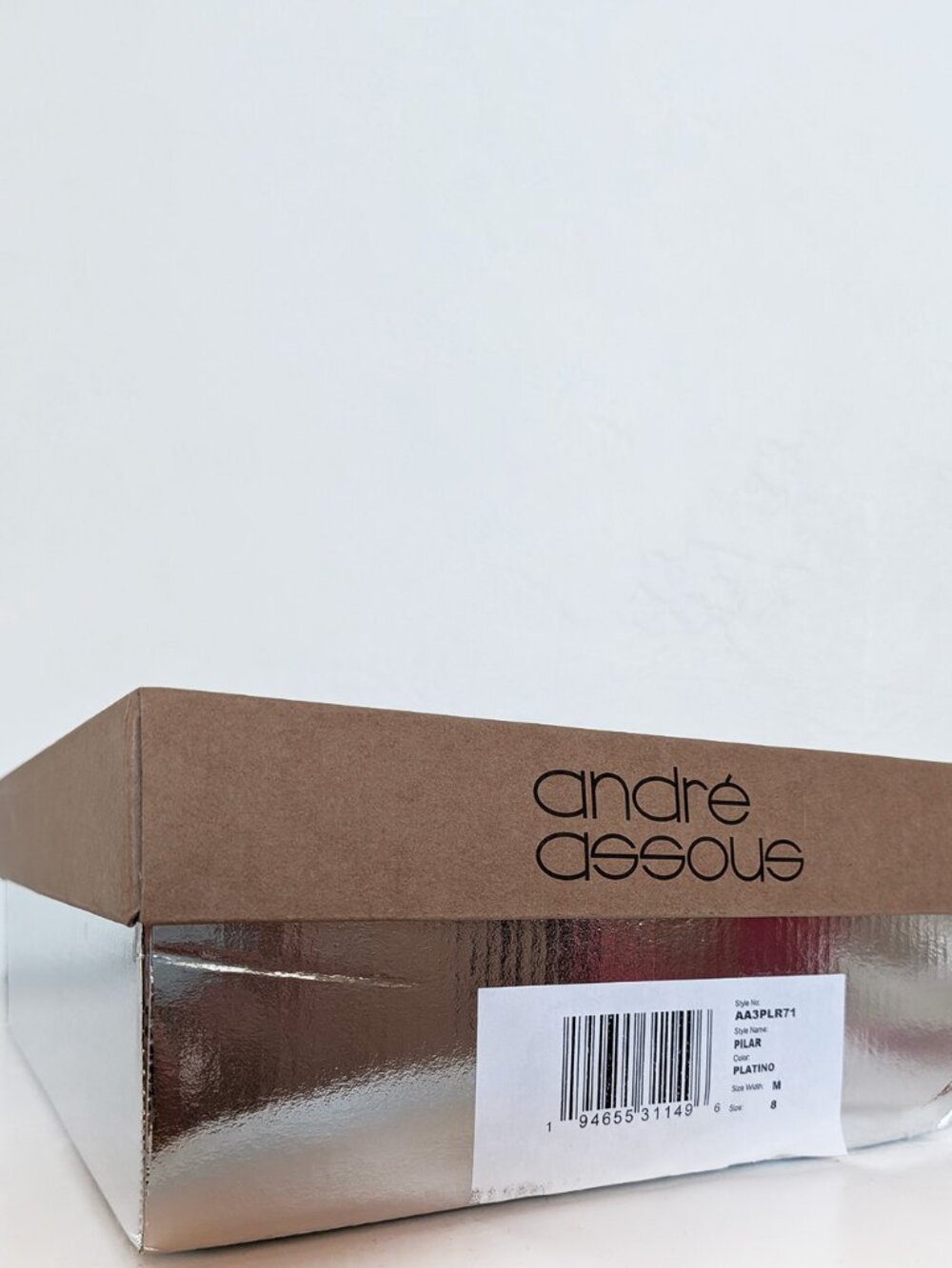 André Assous Leather Platform Wedge Sandal - Picture 11 of 11